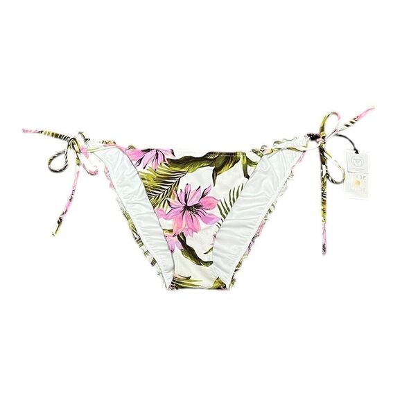 Shade & Shore Floral Bikini Low Coverage Cheeky, Size M, NWT - Picture 4 of 9